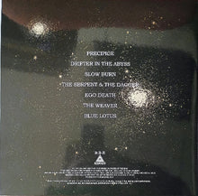 Cargar imagen en el visor de la galería, Album cover with text and celestial design