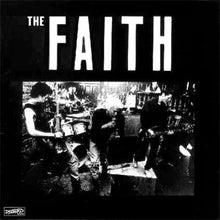 Charger l'image dans la galerie, Black and white album cover with 'The Faith' band members and text.