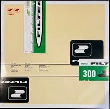 Load image into Gallery viewer, Vinyl record cover with 'Filter' branding and text on a beige background