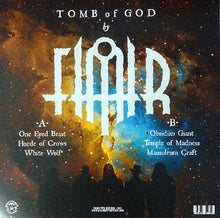Load image into Gallery viewer, Album cover for 'Tomb of God' by FEAR with silhouettes against a cosmic background