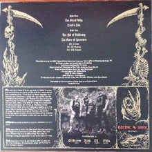 Load image into Gallery viewer, Album cover with text and skeleton design on a dark background