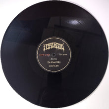 Load image into Gallery viewer, Black vinyl record with a label on a white background