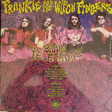 Cargar imagen en el visor de la galería, Album cover for &#39;Brain Telephone&#39; by Frankie and the Witch Fingers with band members and psychedelic design.