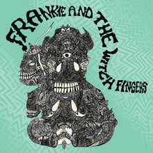 Cargar imagen en el visor de la galería, Record cover art featuring a stylized illustration of a creature with human-like hands and feet, surrounded by abstract and esoteric symbols, with the band name &#39;Frankie and the Witch Fingers&#39; prominently displayed.