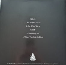 Cargar imagen en el visor de la galería, Album cover with tracklist on a dark background