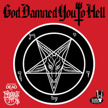 Load image into Gallery viewer, Friends Of Hell - God Damned You To Hell front album cover.