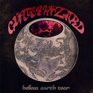 Glitter Wizard - Hollow Earth Tour front album cover with a central circular design on a dark background