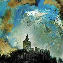 Cargar imagen en el visor de la galería, Sleeping Child - Supernovian Remnant front album cover with abstract art and a castle silhouette.