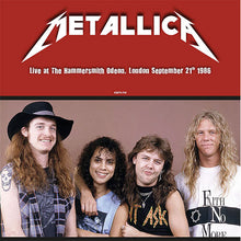 Load image into Gallery viewer, Metallica - Live At The Hammersmith Odeon, London, September 21st, 1986 (Vinyl/Record)