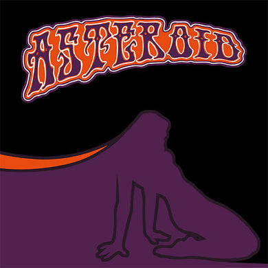 Asteroid - Self Titled front album cover with silhouette of a person on a purple background.