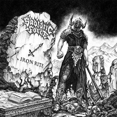 Sadistic Force - Iron Rite front album cover.