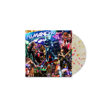 Load image into Gallery viewer, Vinyl record with a colorful cover featuring band members and the title 'Fumanchó'.