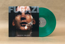 Charger l'image dans la galerie, Vinyl record with green disc and 'Fugazi' album cover on a beige background