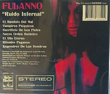 Load image into Gallery viewer, Fulanno - Ruido Infernal back compact disc cover.