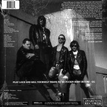 Charger l&#39;image dans la galerie, Black and white photo of four people on a album cover with text and branding.