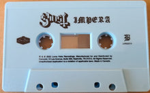Load image into Gallery viewer, Cassette tape with 'Ghost Impera' branding on a white background