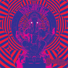 Cargar imagen en el visor de la galería, Album cover with a stylized robot design and geometric patterns in red and blue.