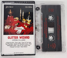 Charger l'image dans la galerie, Cassette tape with 'Glitter Wizard' album cover featuring a red tablecloth and candles.