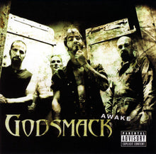 Cargar imagen en el visor de la galería, Album cover for Godsmack's 'Awake' with band members in a prison cell.