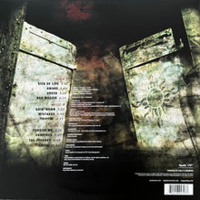 Cargar imagen en el visor de la galería, Album cover with tracklist and design elements on a dark background