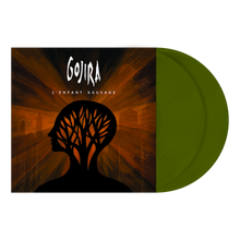 Load image into Gallery viewer, Gojira album 'L'enfant Sauvage' cover featuring a silhouette of a head with a tree inside against a dark background with a light source behind.