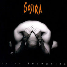 Load image into Gallery viewer, CD cover art for Gojira's album 'Terra Incognita' featuring a black and white image of a person with their head in their hands.