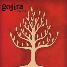Charger l'image dans la galerie, CD cover art for Gojira's album 'The Link' featuring a stylized tree with leaves against a red background.