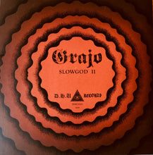 Load image into Gallery viewer, Album cover with concentric circular design and text 'Grajo Slowgod II' on a dark background