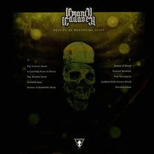 Cargar imagen en el visor de la galería, Grand Cadaver - Deities Of Deathlike Sleep back album cover.