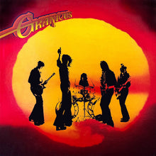 Charger l'image dans la galerie, Silhouettes of a band performing in front of a large sun with the band name 'Gracious' at the top.