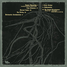 Cargar imagen en el visor de la galería, Album cover with abstract design and text on a dark background