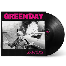 Cargar imagen en el visor de la galería, Green Day - Saviors black vinyl record.