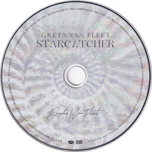 Load image into Gallery viewer, CD disc with &#39;Greta Van Fleet Starcatcher&#39; on a white background