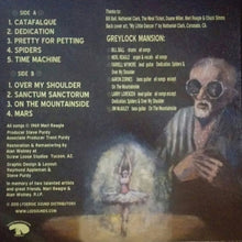 Cargar imagen en el visor de la galería, Album back cover with tracklist and artwork of a person holding a globe.