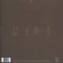 Load image into Gallery viewer, Album tracklist on a brown background