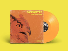 Cargar imagen en el visor de la galería, Vinyl record with orange sleeve featuring an eagle and 'GypsyByrd' text on a yellow background