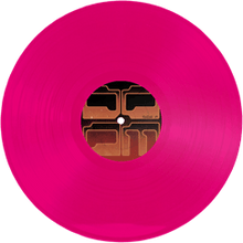 Load image into Gallery viewer, Doom Sessions - Vol. 5 magenta vinyl record with a central label