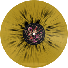Hippie Death Cult - 111 vinyl record with a yellow cover and black label featuring a colorful design.