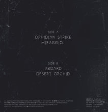 Cargar imagen en el visor de la galería, Album cover with text 'Ophidian Strike' and 'Miraggio' on a dark textured background