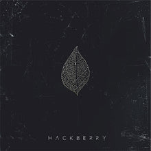 Cargar imagen en el visor de la galería, Black album cover with a white leaf illustration and 'Hackberry' text.