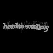 Load image into Gallery viewer, Black background with white text 'Hard to swallow' and a logo.