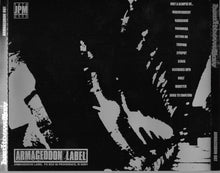 Load image into Gallery viewer, Black and white album cover with text and abstract design