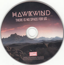 Charger l'image dans la galerie, CD with 'Hawkwind' album cover featuring a mountain landscape and sunset.