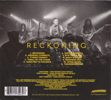 Charger l'image dans la galerie, Hell Fire - Reckoning back compact disc cover artwork.