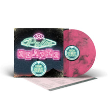Charger l'image dans la galerie, Vinyl record with pink marbled design and neon-style cover featuring the text 'Palm Reader' on a white background.