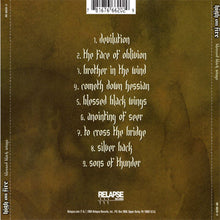 Charger l'image dans la galerie, High On Fire - Blessed Black Wings back compact disc cover.
