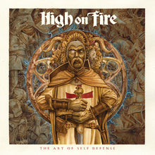 Cargar imagen en el visor de la galería, Album cover for &#39;High on Fire&#39; featuring a central figure with decorative elements and text.