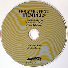Cargar imagen en el visor de la galería, CD with yellow and white striped design featuring text and branding