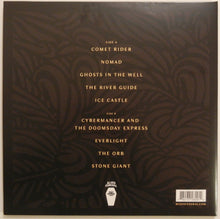 Load image into Gallery viewer, Back cover of a vinyl record with track listing and album logo.