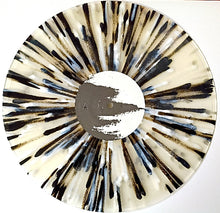 Charger l'image dans la galerie, Vinyl record with artistic black and gold design on a white background